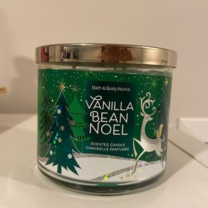 ❤️‍🔥 Vanilla Bean Noel 3-wick Bath + Body Works Candle